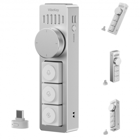 Ulanzi AU05 Vibe Key (I018) - programowalny kontroler z mikrofonem do pracy z AI